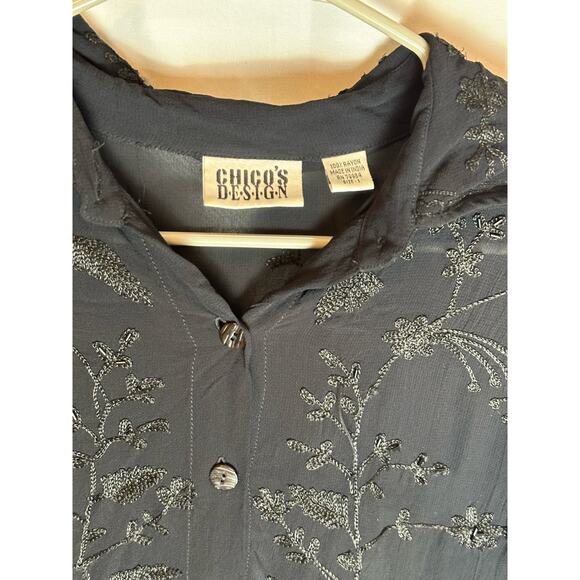 Chicos Embellished Blouse - Picture 4 of 6